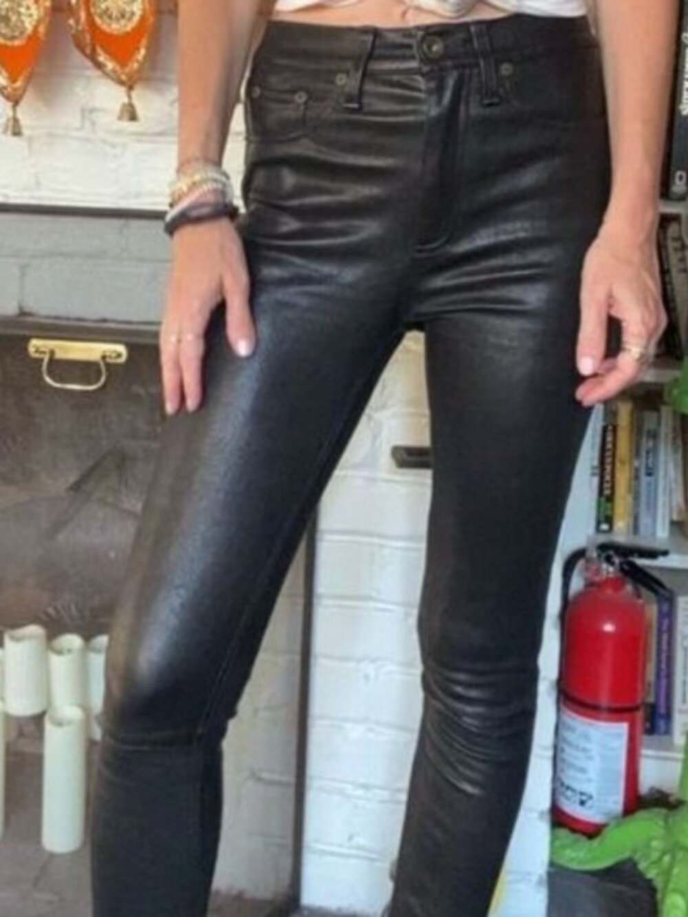 Rag & Bone leather leggings